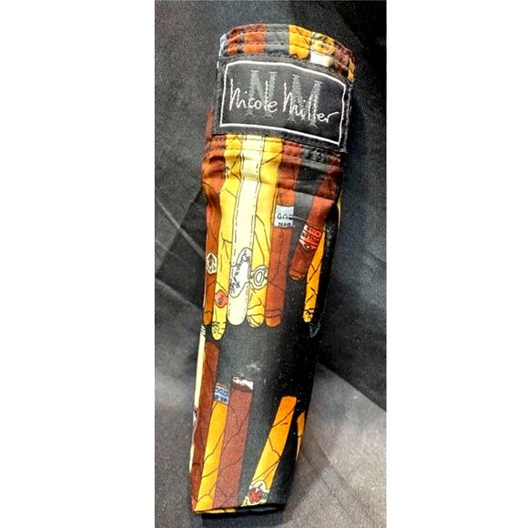 Y2K Umbrella CIGARS Smoking graphic print Golfing Rain Summer retro rare rain - Picture 6 of 8